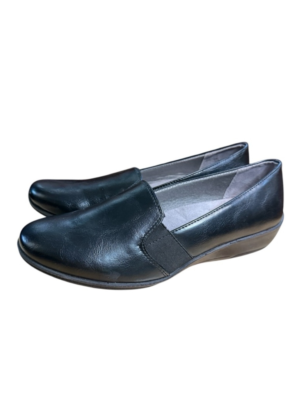 Life Stride Isabelle Black Slip-On Loafers Velocity 2.0 Size 9W